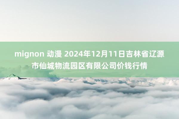 mignon 动漫 2024年12月11日吉林省辽源市仙城物流园区有限公司价钱行情