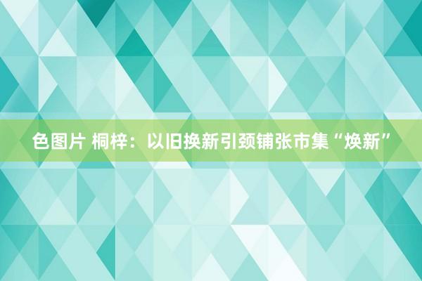 色图片 桐梓：以旧换新引颈铺张市集“焕新”