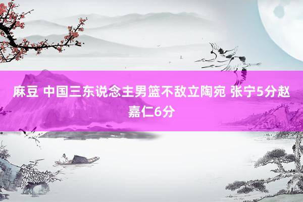 麻豆 中国三东说念主男篮不敌立陶宛 张宁5分赵嘉仁6分