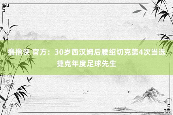 撸撸侠 官方：30岁西汉姆后腰绍切克第4次当选捷克年度足球先生