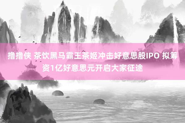 撸撸侠 茶饮黑马霸王茶姬冲击好意思股IPO 拟筹资1亿好意思元开启大家征途