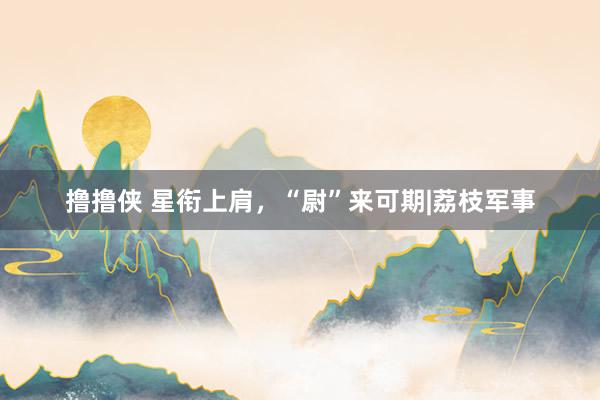 撸撸侠 星衔上肩，“尉”来可期|荔枝军事