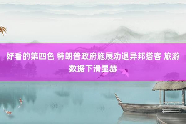 好看的第四色 特朗普政府施展劝退异邦搭客 旅游数据下滑显赫