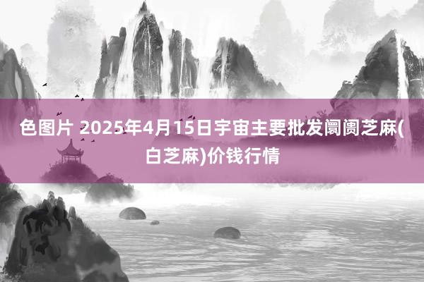 色图片 2025年4月15日宇宙主要批发阛阓芝麻(白芝麻)价钱行情